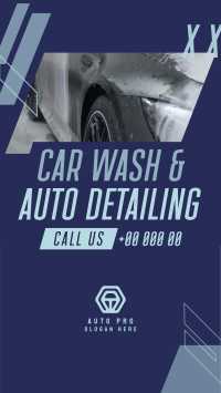 Car Wash Auto detailing Service Instagram Reel Image Preview