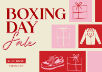 Boxing Day Super Sale Postcard