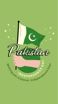 Raise Pakistan Flag Facebook Story