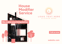 House Modifier Postcard