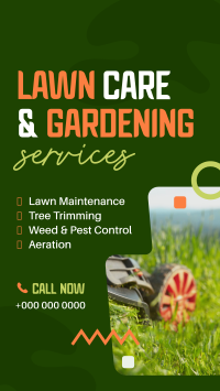 Lawn Care & Gardening Instagram Story