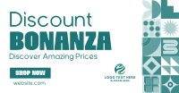 Geometric Discount Bonanza Facebook Ad