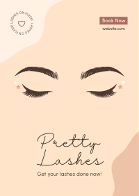 Pretty Lashes Poster