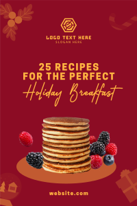 Holiday Breakfast Restaurant Pinterest Pin Design