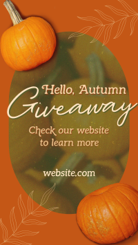 Hello Autumn Giveaway Video