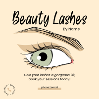 Beauty Lashes Instagram Post Image Preview