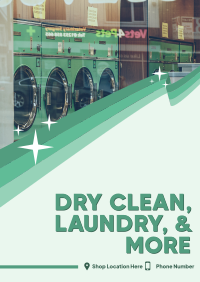 Dry Clean & Laundry Flyer