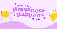 Celebrate Happiness Month Facebook Ad