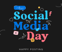 Happy Posting Facebook Post