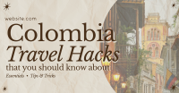 Modern Nostalgia Colombia Travel Hacks Facebook Ad