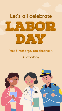 Happy Labor Day Facebook Story