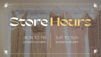 Sophisticated Shop Hours Facebook Event Cover