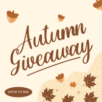 Autumn Season Giveaway Instagram Post