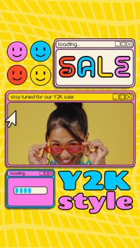 Y2K Fashion Brand Sale Facebook Story