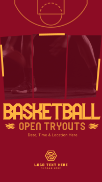 Basketball Ongoing Tryouts Instagram Reel