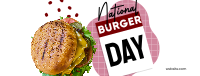 Fun Burger Day Facebook Cover Image Preview