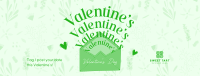 Valentine's Envelope Facebook Cover Image Preview