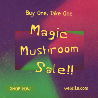 Psychedelic Mushroom Sale Instagram Post