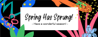 Spring Has Sprung Facebook Cover Image Preview