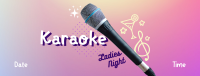 Karaoke Ladies Night Facebook Cover