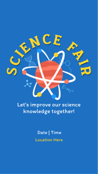 Science Fair Event Instagram Story