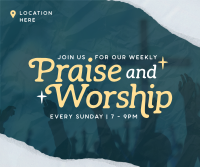 Praise & Worship Facebook Post