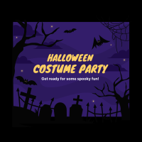 Halloween Party Instagram Post Design