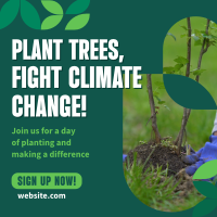 Tree Planting Event Instagram Post Design