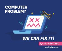 Computer Problem Repair Facebook Post