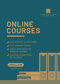 Online Courses Flyer