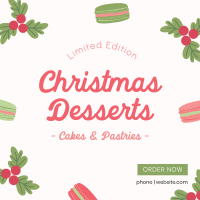 Cute Homemade Christmas Pastries Instagram Post