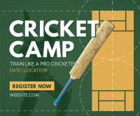 Cricket Training Camp Facebook Post