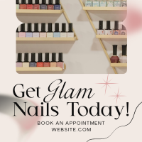 Salon Glam Nails Instagram Post Image Preview