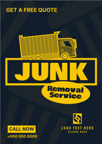 Junk Removal Stickers Flyer