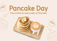 Pancake & Coffee Postcard