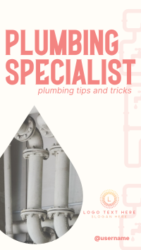 Plumbing Specialist Instagram Reel Image Preview