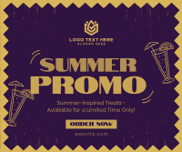 Cafe Summer Promo Facebook Post