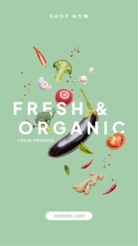 Organic Fresh Facebook Story Design