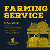 Support Agriculture Instagram Post Design