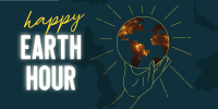 Happy Earth Hour Twitter Post