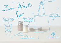 Zero Waste Tips Postcard