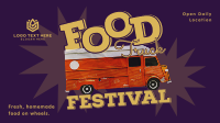 Food Truck  Festival Animation Design