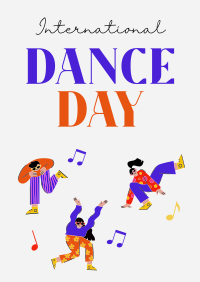 Groovy Dance Day Poster