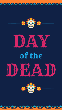 Festive Day of the Dead Facebook Story