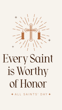 Honor Thy Saints Instagram Story