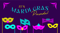 Mardi Gras Masks Animation