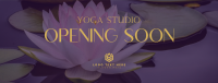 Yoga Studio Opening Facebook Cover
