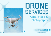 Drone Aerial Camera Postcard