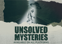 Rustic Unsolved Mysteries Postcard Image Preview