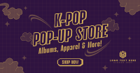 Kpop Pop-Up Store Facebook Ad Design